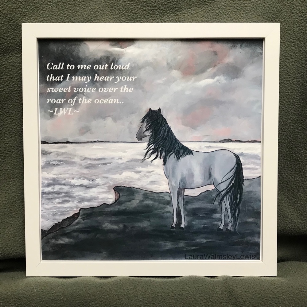 Horse Inspirational Print Wall Art/Decor